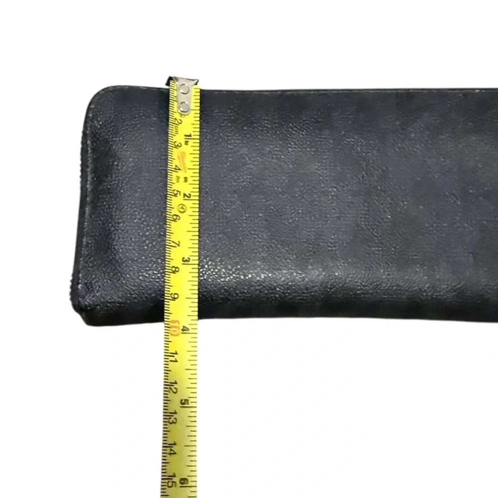 Michael Kors Jet Set Travel zip around Saffiano black leather Continental wallet